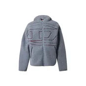 DIESEL Prehodna jakna S-ZAT dimno-siva/bordo