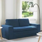 Vidaxl Kavč Modra 182 x 80 x 82 cm blago