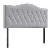 Homestar Vzglavje 185x8x134 cm Sivo