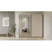 Garderobna omara z drsnimi vrati Arsola 11 - 200 cm - sand beige