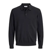 JACK & JONES Pulover JJEBasic črna