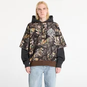 Mikina A BATHING APE Tree Edge Camo Layered Pullover Hoodie UNISEX Brown L