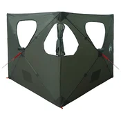 vidaXL vidaXL Lovski šotor s streho Vojaška zelena 145 x 145 x 150 cm, (5000309662)