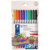 FLOMASTER ŠKOLSKI 10BARV OBOSTRANI NORIS STAEDTLER 320 C10