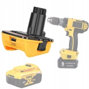 Rosfix ROSFIX DEWALT ADAPTER DC9096 ZA BATERIJO DEWALT (DCA1820) RUMENE IN ČRNE BARVE, (22113217)