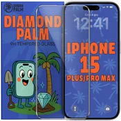 Kaljeno steklo Diamond Palm za iPhone 15 Plus/15 Pro Max