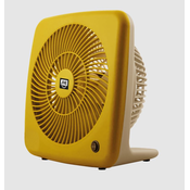 Ventilator She 2v1, 18 cm, žuti