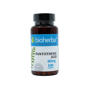 Vitamin B5 (pantotenska kiselina) 60 mg, 100 kapsula