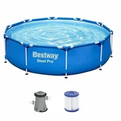 Bestway Bazen sa metalnom konstrukcijom, 305x76cm, Plavi