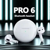 Bluetooth slušalice AirPhones Pro 6 HQ crne