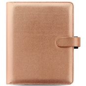 Filofax Saffiano Metallic Rose Gold A5