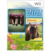 2 in 1 Pony Friends 2 & My Riding Stables Life With Horses (WII) - rabljeno