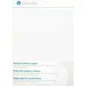 Silhouette Score & Emboss Paper - 17,8 cm x 12,7 cm - 1 set.