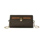 Michael Kors za ženske. 32F5GNXC0B Rjava torba z monogramom (OSFA), Priložnostno, PVC