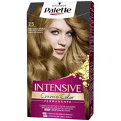 Intensive Palette Creme Color Permanente 7.5 Rubio Dorado Caramelo