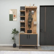 Hanah Home Cipelarnik sa civilukom Julendor, 74.4x33x182.8 cm, Antracit