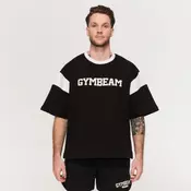 GymBeam Majica Premium Heavyweight Varsity Black L