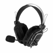 Naglavne slušalke HS-60, 3.5mm AUX, A4tech, črna