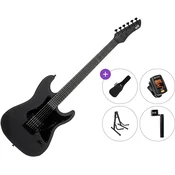 PSD Guitars SPS-100B Standard SET Open Pore Black Električna kitara