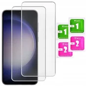 shumee 2x Kaljeno steklo za Samsung Galaxy S23+ Solid | Paket 2 kosov