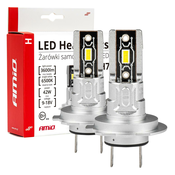 Amio komplet LED sijalk H7 MINI (42W, 3600lm, 6500K, 9-18V)