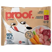 Proff Vlažna hrana za pse, Piletina i govedina u sosu od brusnice, 100 g, 4 komada