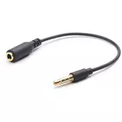 Gembird GEMBIRD Adapter Mini Jack M - Mini Jack F (zamenjani kontakti) 17,5 cm Jack 3,5 mm (vtič) - Jack 3,5 mm (vtičnica) CCA-419