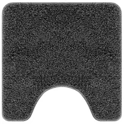 Prostirka protiv klizanja s izrezom za WC Tamno siva 50 x 50 cm