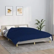 vidaXL vidaXL Obtežena odeja modra 200x220 cm 13 kg blago, (20768736)