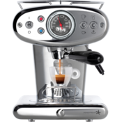 Illy X1 obletnica ECOMODE kavni aparat srebrne barve