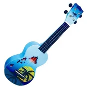 Mahalo Hawaii Hawaii Blue Burst Soprano ukulele (Kao novo)