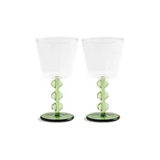 Komplet kozarcev za vino &k amsterdam petal set 200 ml 2-pack