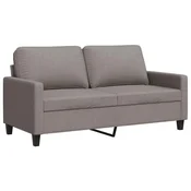 Vidaxl Dvosed taupe 140 cm blago