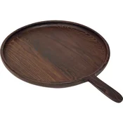 SERAX Pure pladenj z ročajem Dark Brown/Wood 48,6x35 cm