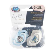 Canpol babies Bonjour Paris B 6-18 m pacifier Blue 2 pcs