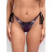 Affliction Medallion spodnji del bikini kopalk purple