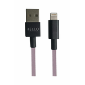 Design Letters kabel za napajanje USB-C Lightning 1 m