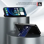 INF Eleganten črn ovitek za iPhone 14 s držalom za kartice iPhone 14 Plus, (22137317)