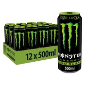 Monster Energy (Green) Zero Sugar limenka 0,5l / XXL pakiranje 12 limenke