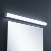 Lindby LED kopalniška svetilka Klea, 90 cm, krom, kovina, IP44 - Kopalnica - Sodobni - bela, krom