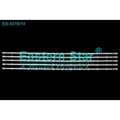 ES-4316 VOLT 50VU20BS, FOX 50WOS600A LED TRAKE