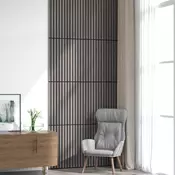 Zidne panele 8 pcs Siva 60,5 x 60 cm
