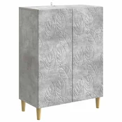 Postol Betonska siva 66 x 34,5 x 90 cm Konstruirano drvo