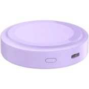 UNBRANDED Napajalna banka 3.000 mAh 5 W, združljiva z MagSafe, vijolična