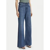 Marella Jeans hlače 2613181064 Modra Wide Leg