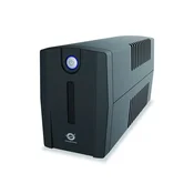 Conceptronic neprekidno napajanje 850VA - ZEUS02ES (2x Schuko, linijski interaktivno, RJ45 zaštita linije, USB, crno)