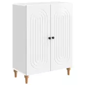Kreveta Bijela visokog sjaja 66 x 34,5 x 90 cm