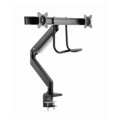 Gembird MA-DA2-04 Desk mounted adjustable monitor arm for 2 monitors, 17”-32”, up to 8 kg