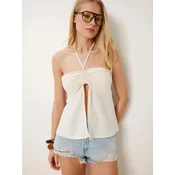Happiness Istanbul Bluza Blusen kremna