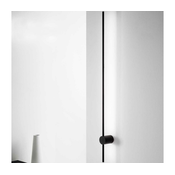 Ideal Lux - LED Stenska svetilka ESSENCE LED/19W/230V 2700K 124 cm CRI 90 črna